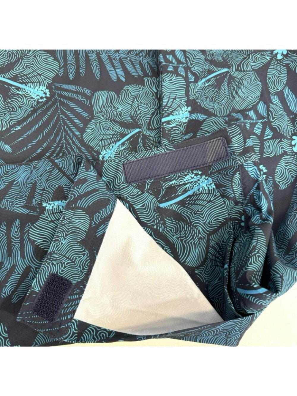 RipSkirt Hawaii Wrap Skirt Womens Size Large Maui Moonlight Blue Floral - Picture 3 of 4
